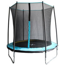 Outdoor Trampoline 8ft for Kids Double Blue